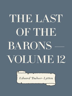 cover image of The Last of the Barons — Volume 12